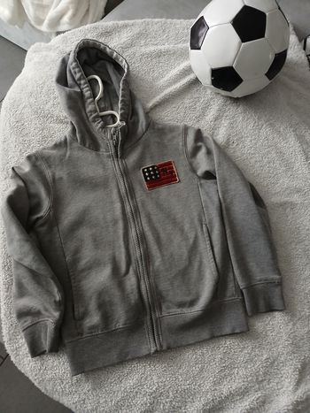 Veste grise zippée 8 ans Tape à l'œil 