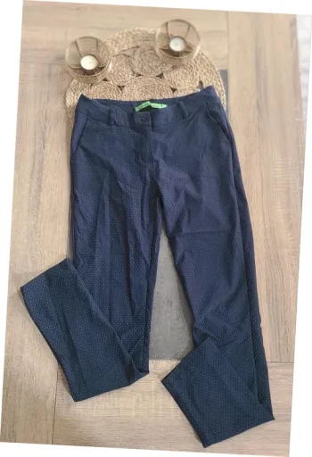Pantalon stretch bleu taille M