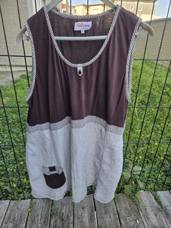 tee shirt débardeur / tunique toscane taille 4