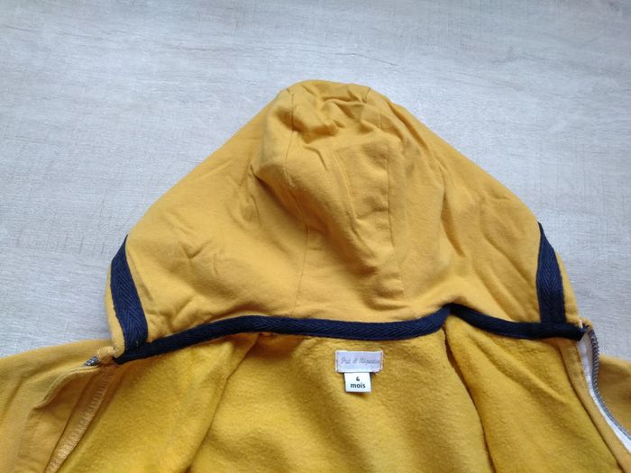 Gilet avec capuche, pat et ripaton, taille 6 mois - photo numéro 6