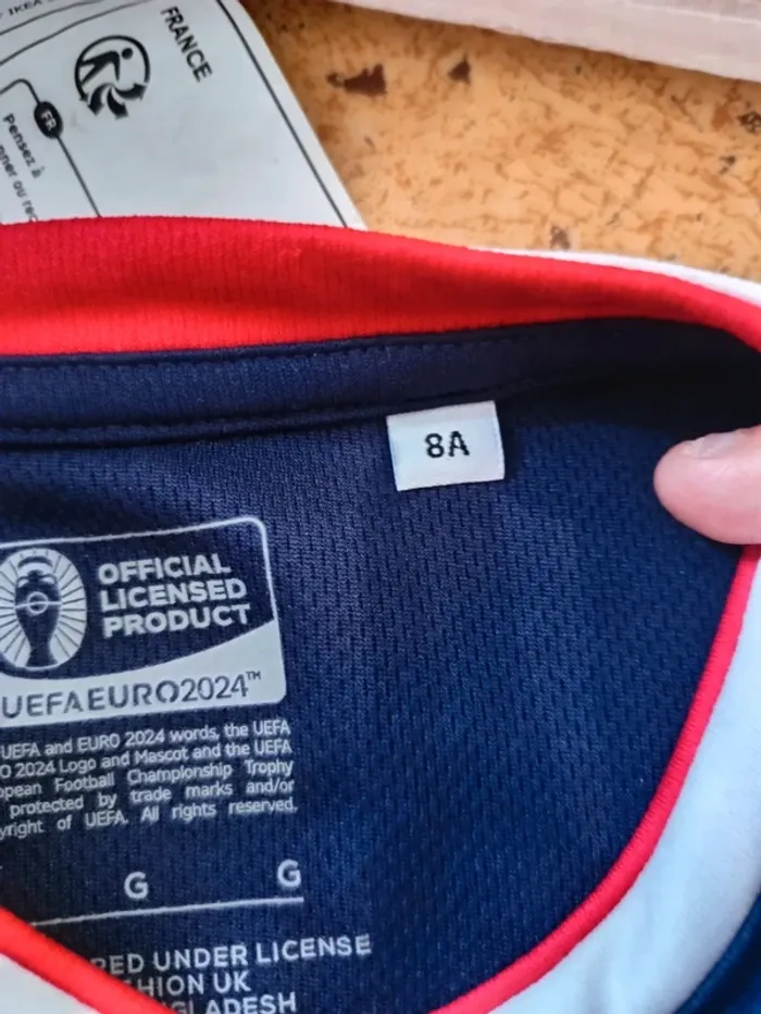 Tshirt euro2024 8ans - photo numéro 2