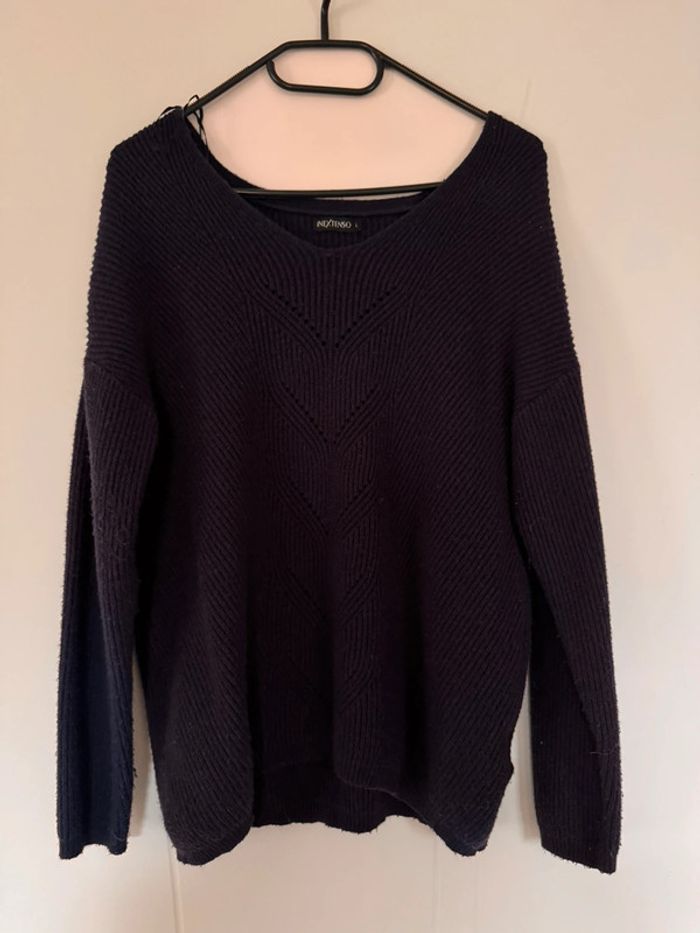 Pull bleu marine