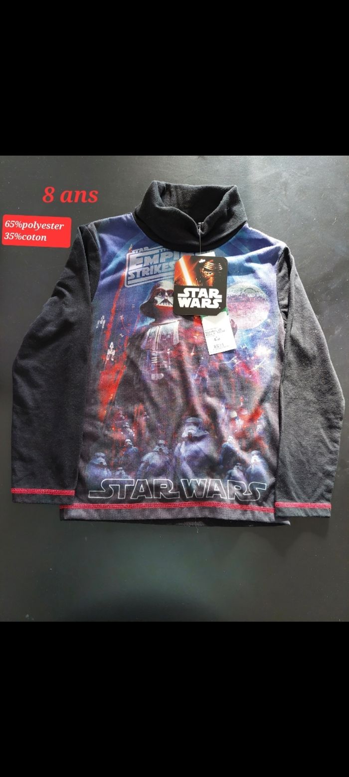 Sous pull Star Wars garçon 8ans
