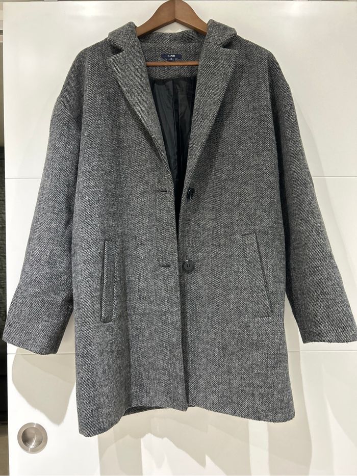 Manteau femme gris Kiabi