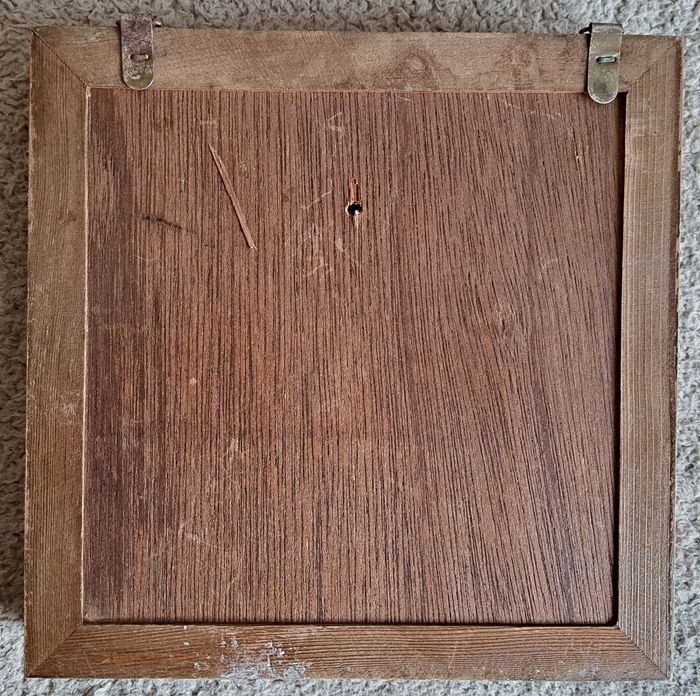 Boite à clés en bois avec carreau de céramique - photo numéro 3