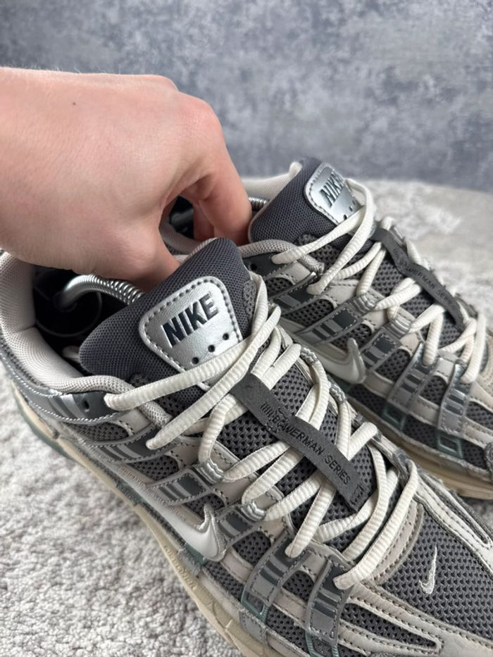 Nike P-6000 Running - Flat Pewter - Grey & Beige & Green - photo numéro 12