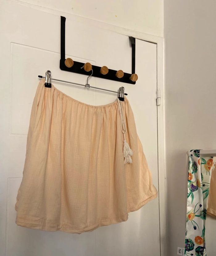 Jupe en coton à nouer Etam Taille M