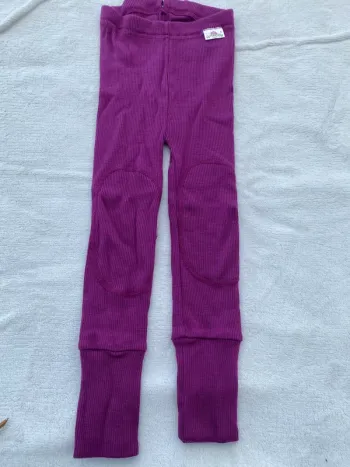 Legging laine mérinos pink woolly  fushia 1-2/2,5 ans