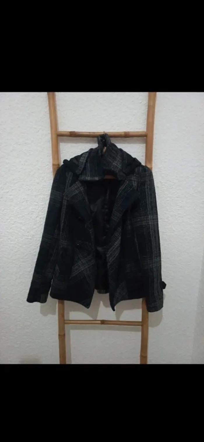 Veste caban court laine - photo numéro 5