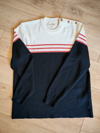 Pull rayé marin pure laine Royal Mer 100% laine vierge