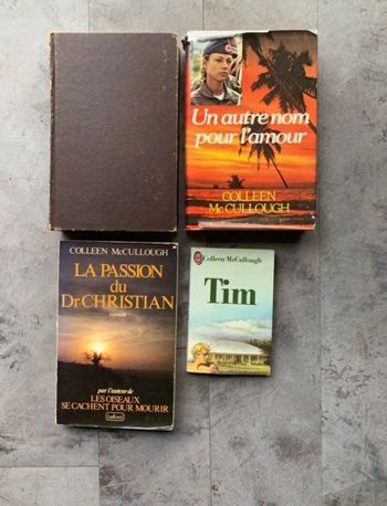 Lot de livres Colleen Mc Cullough