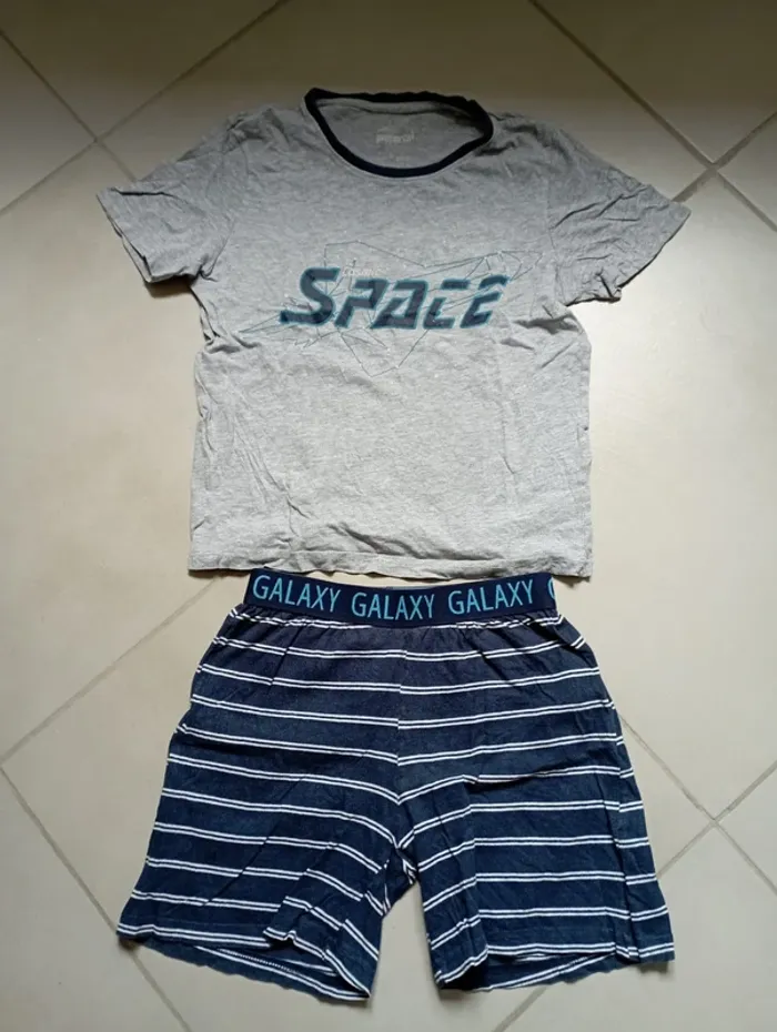 Lot 3 pyjashort 8-10 ans - photo numéro 2
