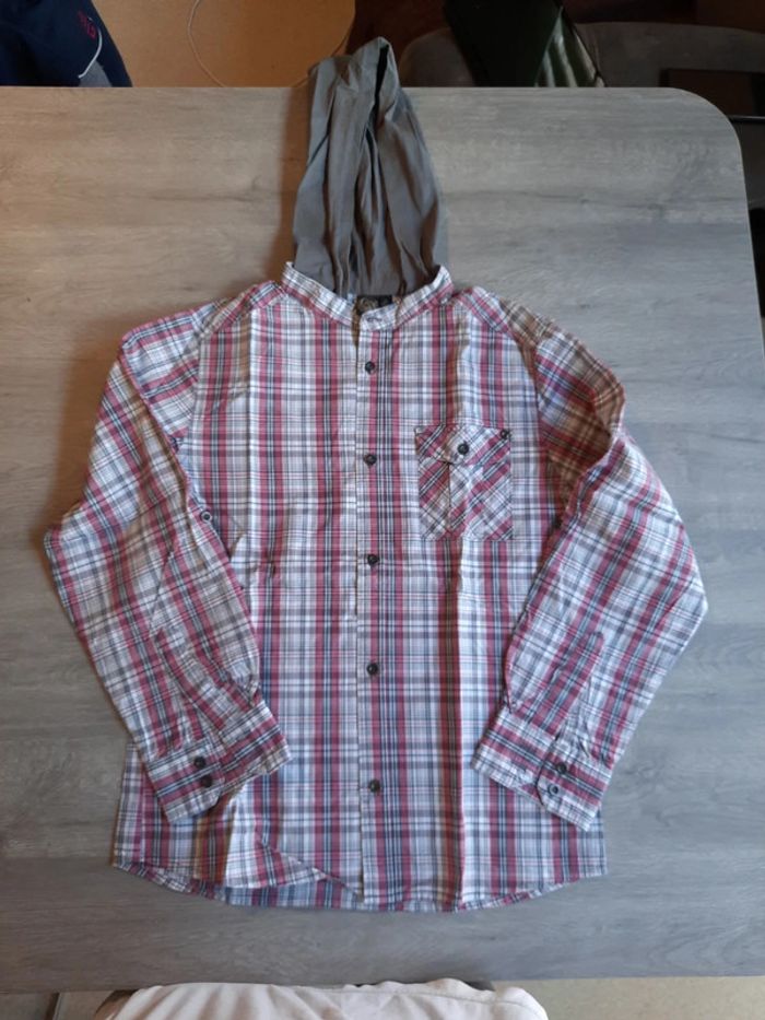 Chemise manches longues à capuche fille 12 ans