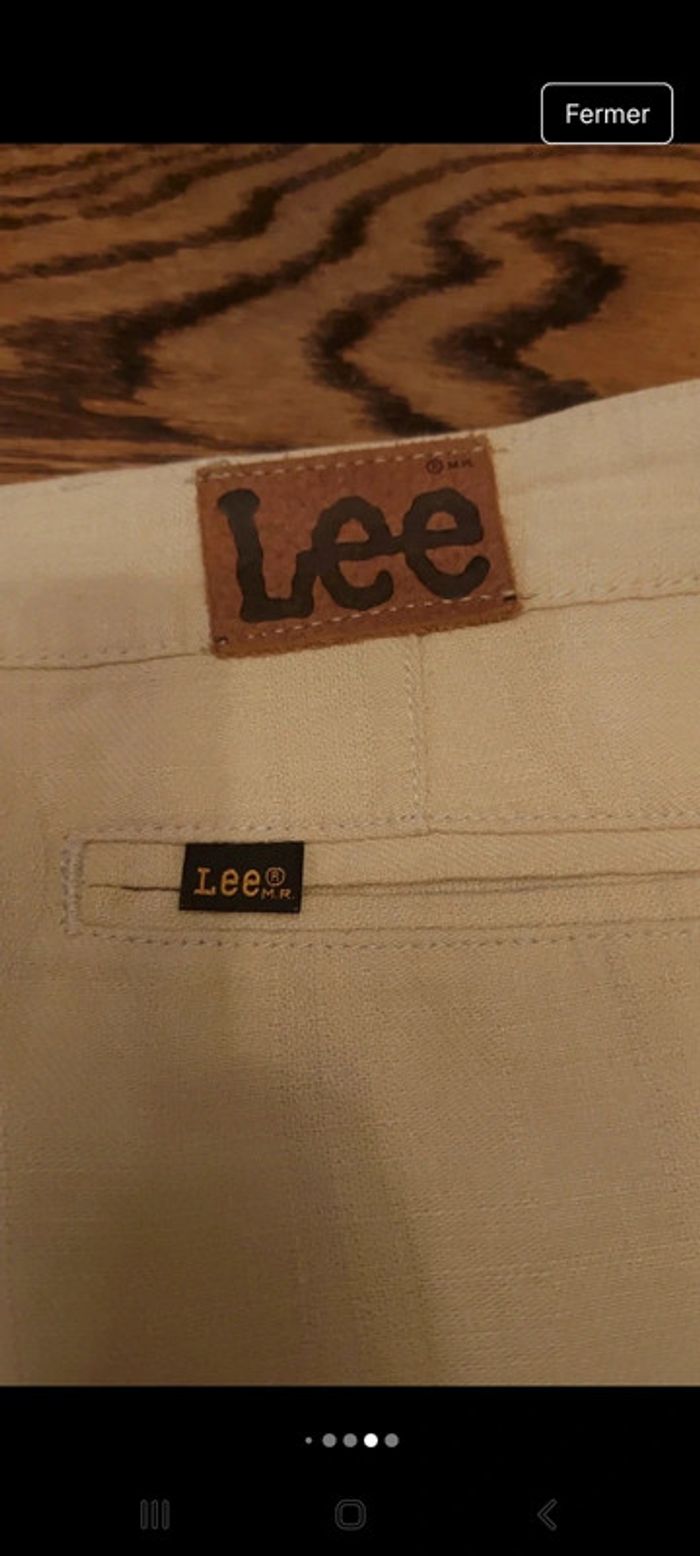 Mini jupe Beige Lee taille S - photo numéro 11