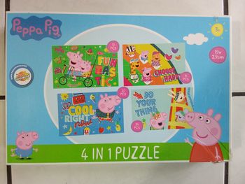 4 puzzles Peppa Pig 3 ans et +
