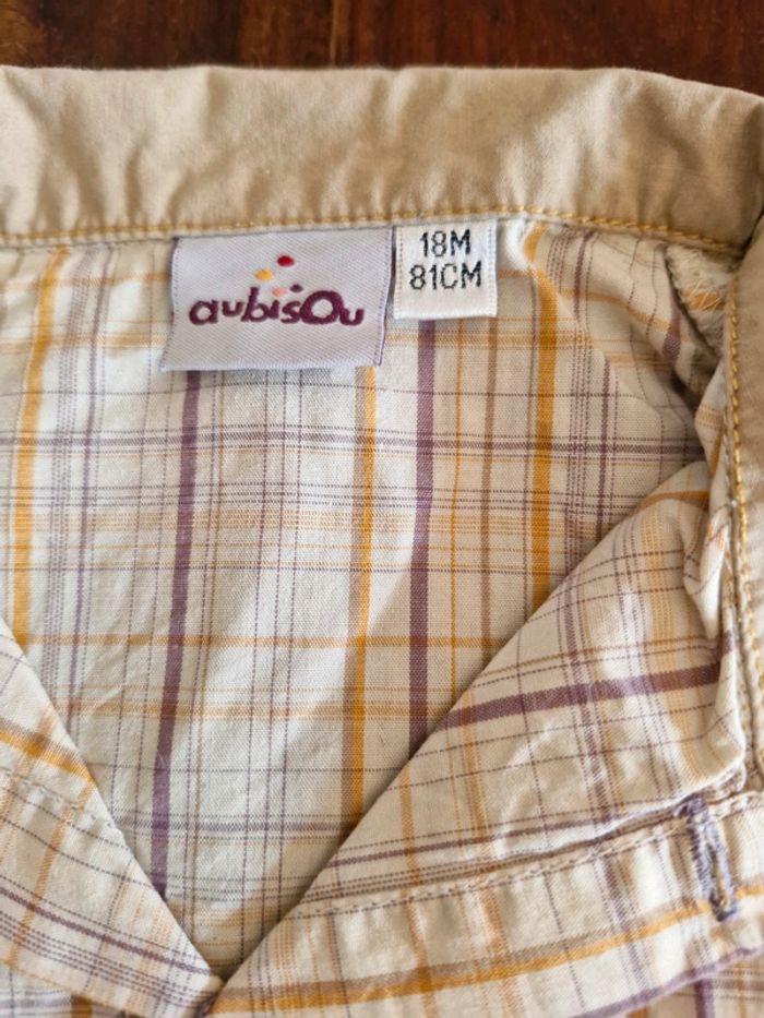 Chemise mc à carreaux - photo numéro 2