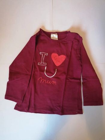 T shirt manches longues 24mois