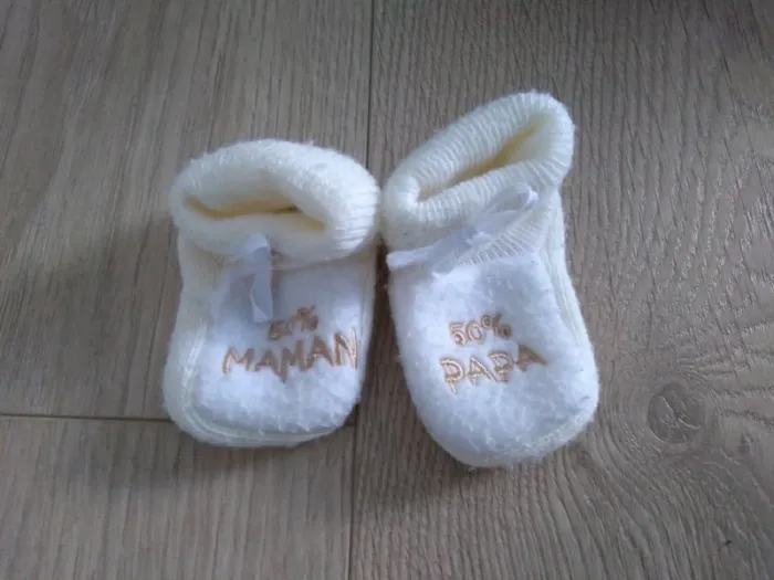 Chaussons 50% maman 50% papa