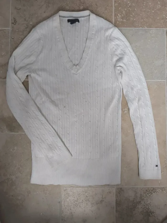 Lots de pull femme Tommy Hilfiger et Ralph Lauren mauvais état - photo numéro 14