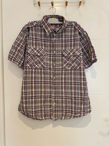 Chemise à carreaux homme