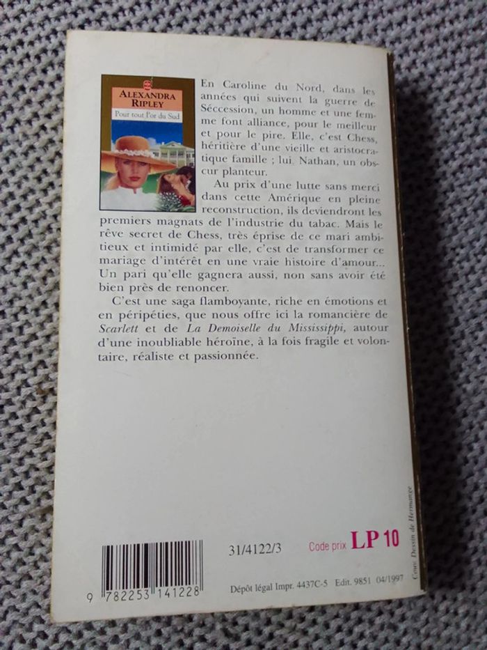 Alexandra Ripley - Pour tout l'or du Sud - photo numéro 2