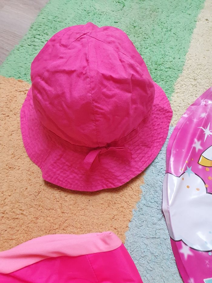 Lot brassards-ceinture + bouée + chapeau- 3-5 ans - Fille - photo numéro 7