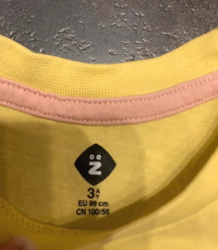 Tee-shirts jaune 3 ans - photo numéro 3