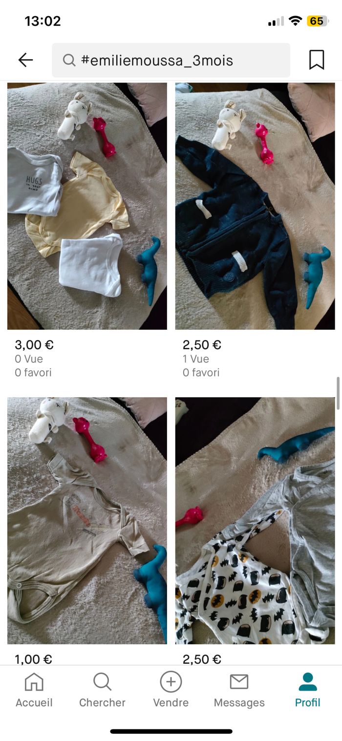 Vend vêtements garçon 3 mois - photo numéro 5