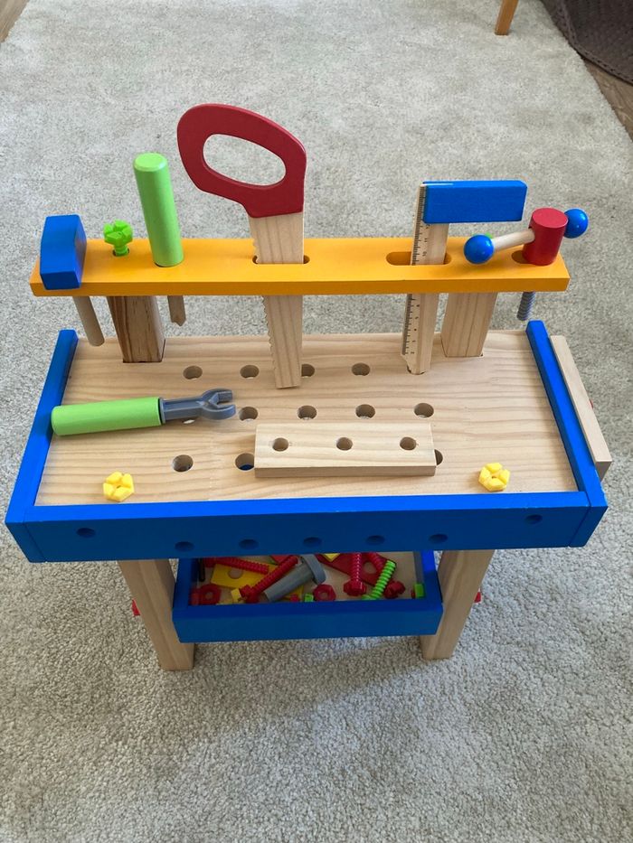 Établi en bois enfant