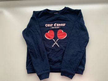 Pull cœur d’amour fille verbaudet 10 ans