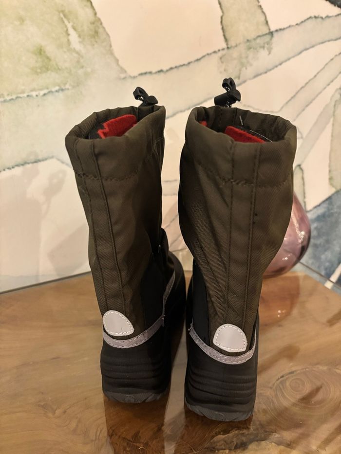 Chaussures après ski bottes de neige kaki Kamik 34 - photo numéro 3