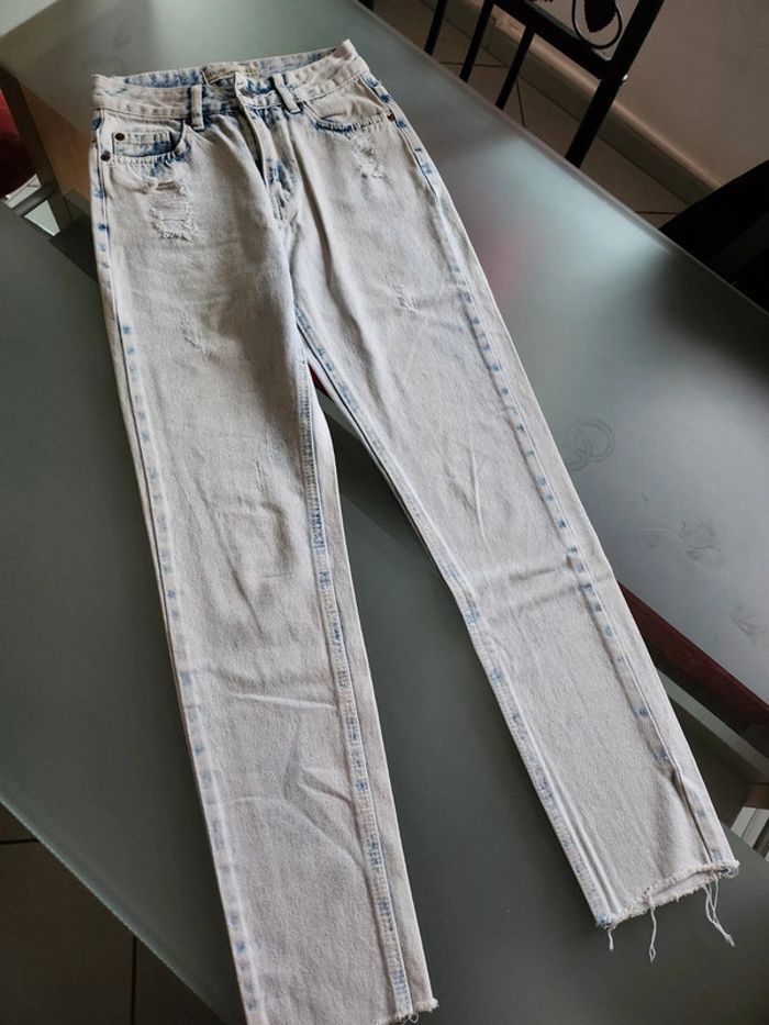 Jeans Regular bleu clair de marque Jennyfer et de taille 32 - photo numéro 4