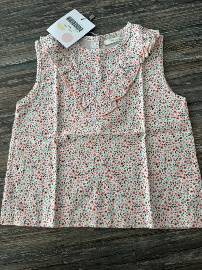 Magnifique blouse fille 3 ans Little celebs neuve avec étiquette type Liberty
