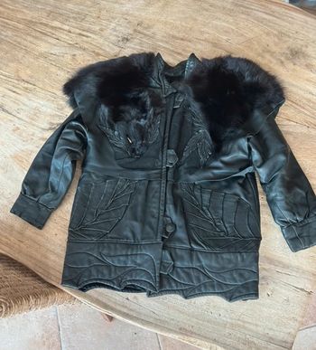 Veste en cuir josepha taille xl