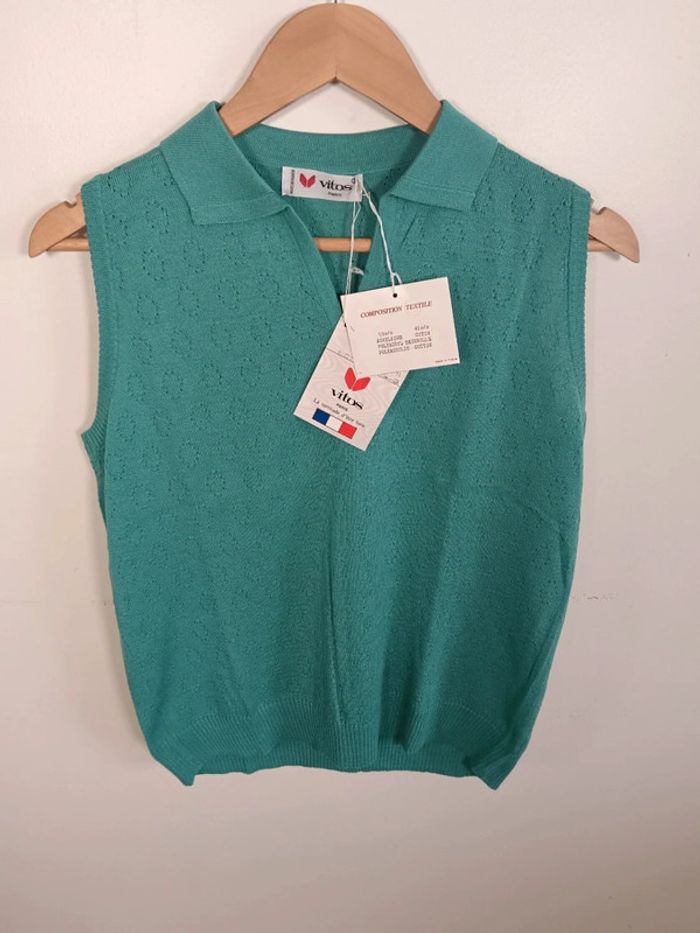 C27 blouse bleu Vitos T3