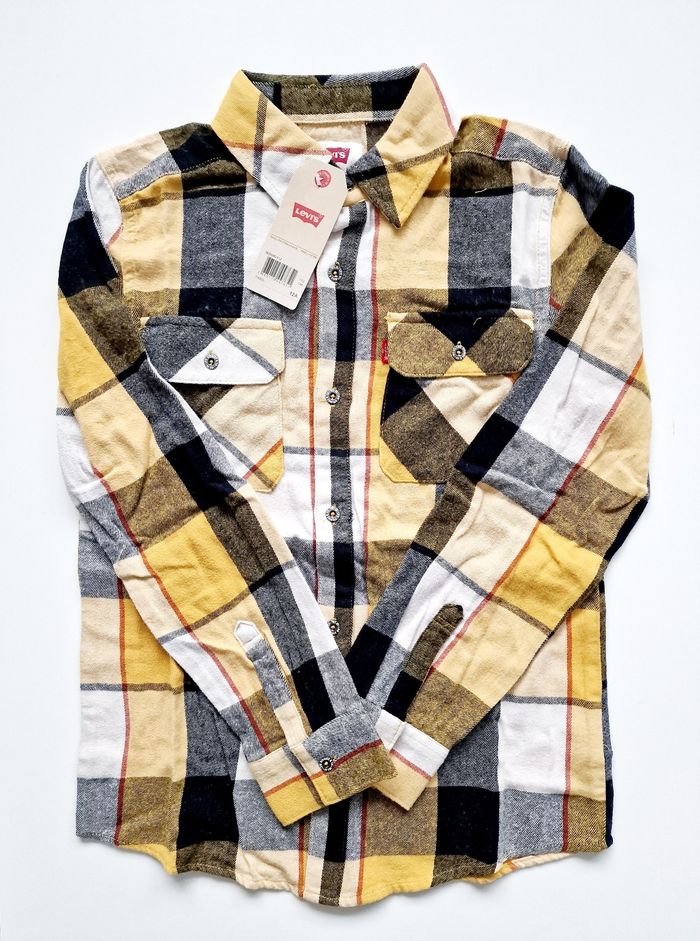 Levi's - Chemise à carreaux, manches longues - Neuve avec étiquette ! (12 ans)