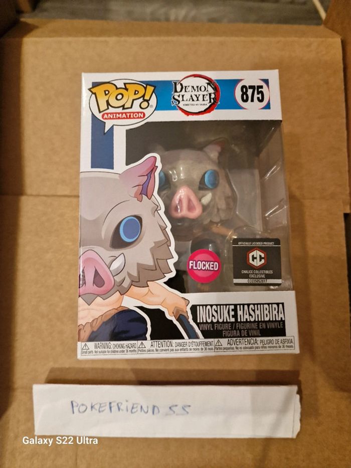 Inosuke Hashibira flocked Chalice Demon Slayer