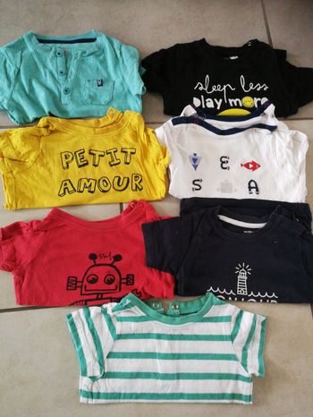 Lot 2 de t-shirts manches courtes