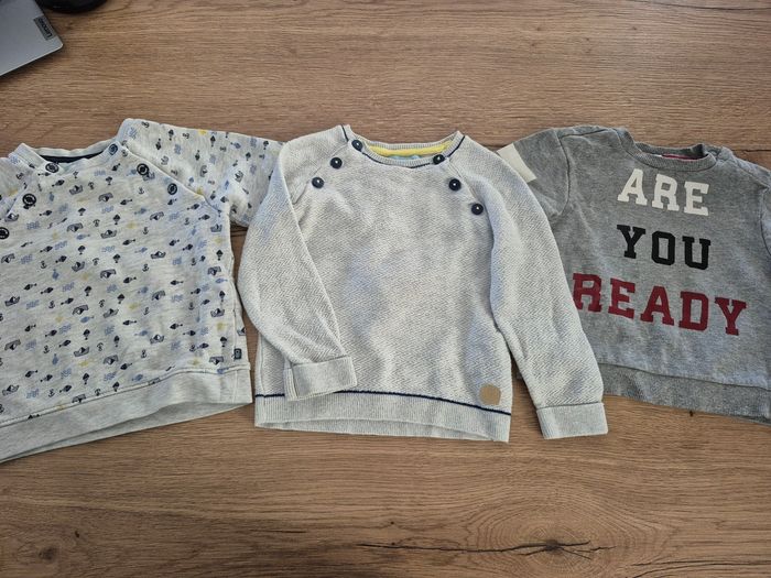 Lot de 3 sweats 18 mois