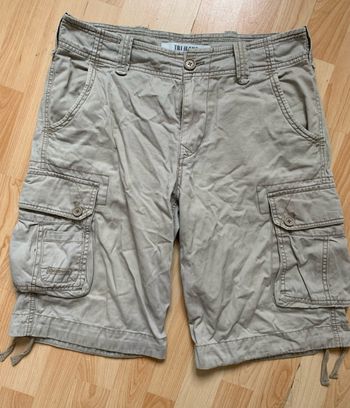 Bermuda cargo beige taille 44