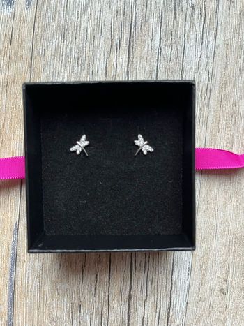 Boucles d’oreilles libellules en argent