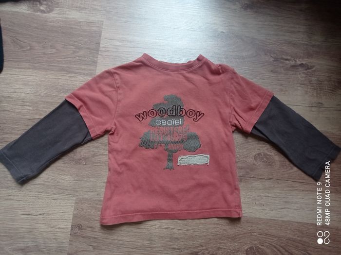 T-shirt fantaisie garçon manches longues, OBAIBI, taille 2 ans (23 mois)