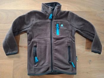 Veste polaire zippée marron Peak Mountain 3 ans