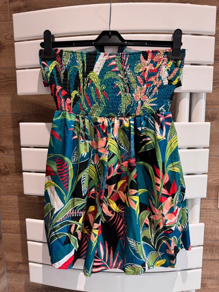 Combishort imprimé tropical - photo numéro 2