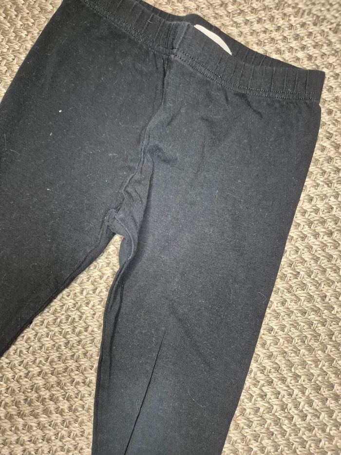 Ensemble robe orange velour et leggings noir - 6 ans - photo numéro 8