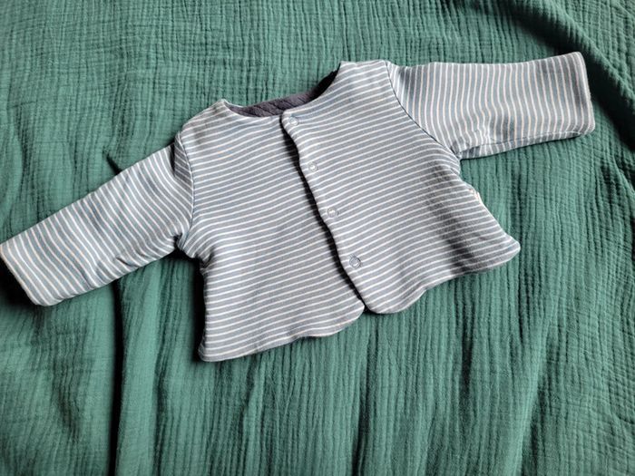 Brassière/veste réversible mi-saison 3 mois - photo numéro 3