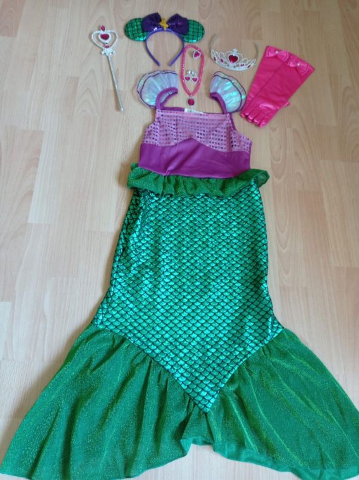 Costume sirène verte 6ans - photo numéro 5