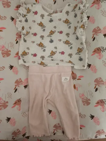 Ensemble Disney Bambi kiabi 1 mois