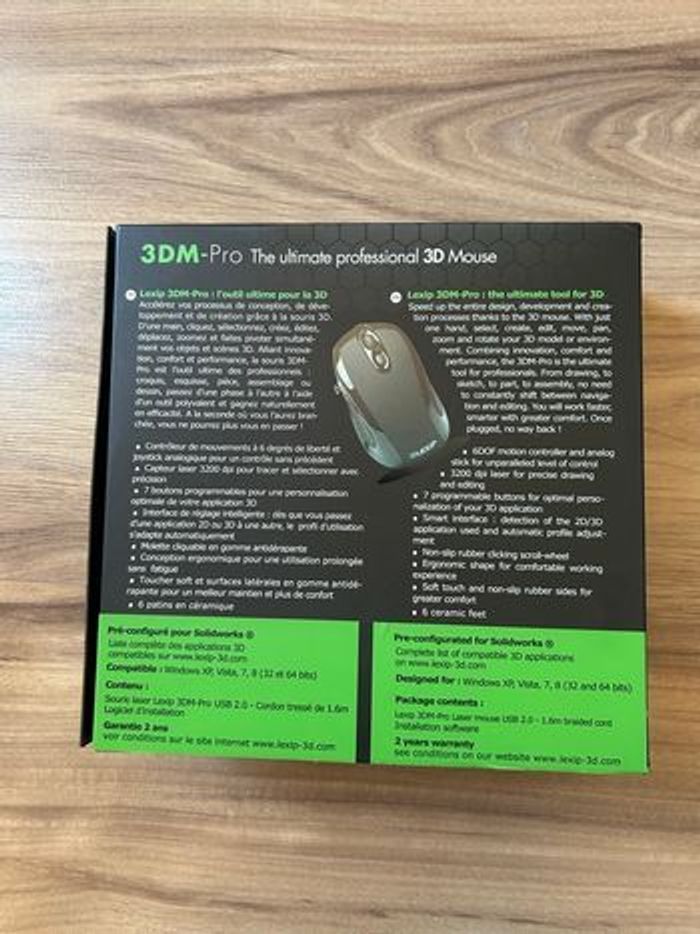 Souris 3D Lexip 3DM-Pro Idéal CAO / Gaming Spatial Neuve - photo numéro 8