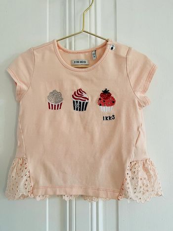 T-shirt IKKS abricot 12 mois